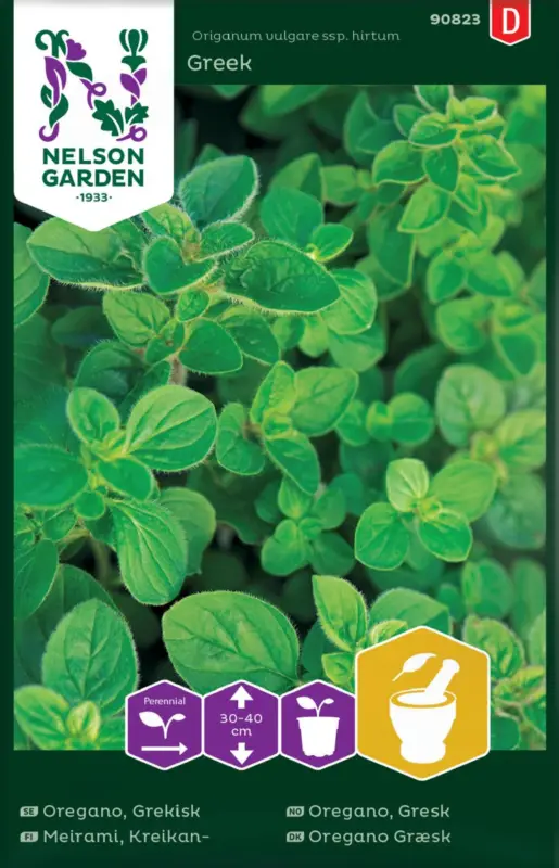 Origanum vulgare ssp. Hirtum, Oregano, Grekisk Endast idag
