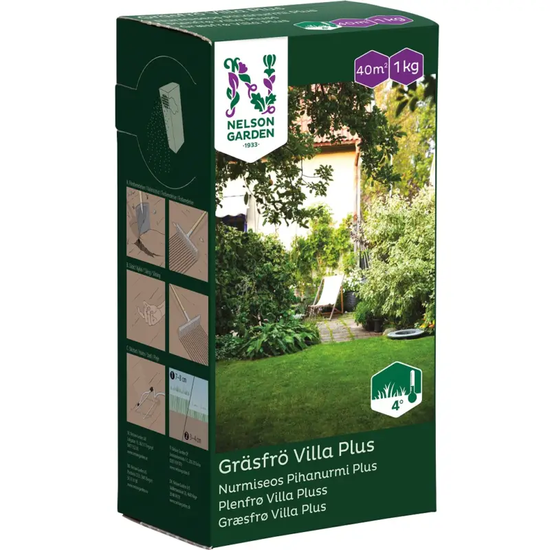 Extra rabatt Gräsfrö, Villa Plus, 1 kg