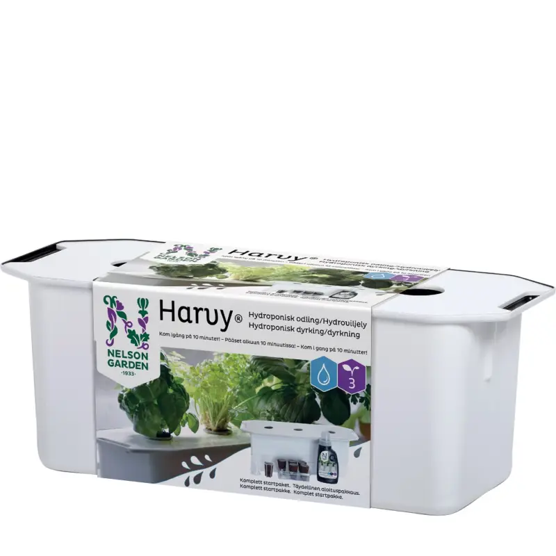 Kundfavorit Hydroponisk odling Harvy Startkit Vit Liten