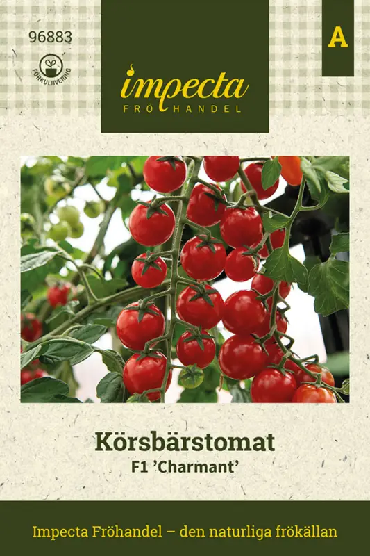 Solanum lycopersicum F1 Charmant, Körsbärstomat Charmant F1 Begränsat antal