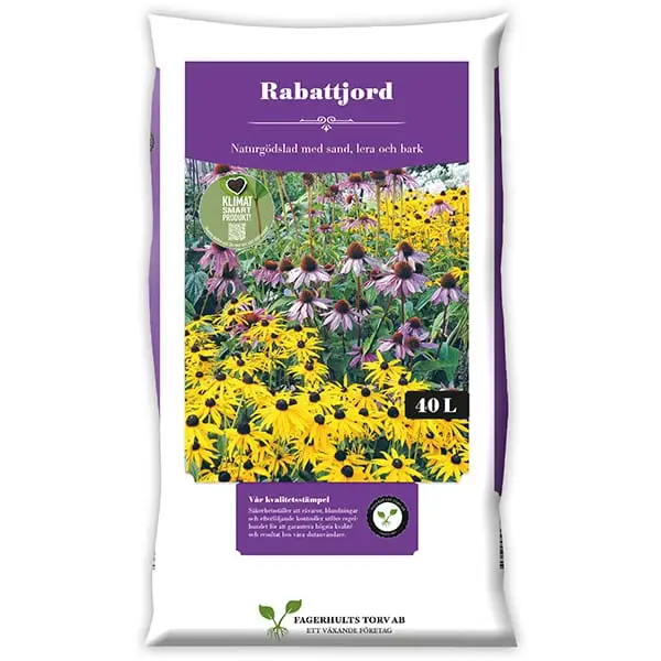 Begränsat antal Rabattjord Fagerhults, Pall 40l (45st)