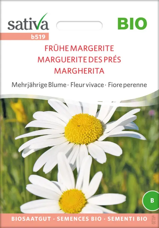 Trygg betalning Sativa Perenn Blomma "Tidiga Prästkragar", Eko