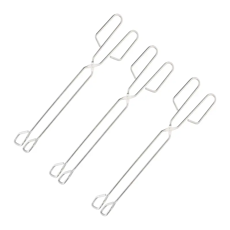 Grilltång i rostfritt stål, 3-pack Populär
