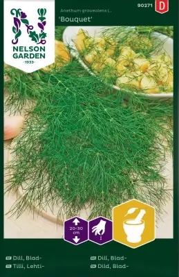 I lager Dill, Blad-, Bouquet
