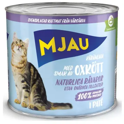 Mjau Oxkött 635g Sänkt pris