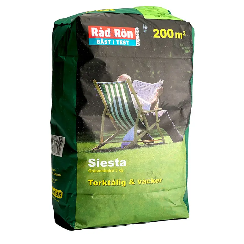 Gräsfrö Siesta, 5 kg Trygg betalning