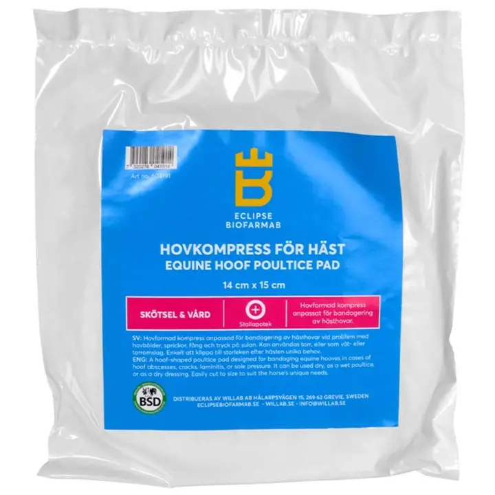 Hovkompress för häst 3-pack 14x15cm Handla nu