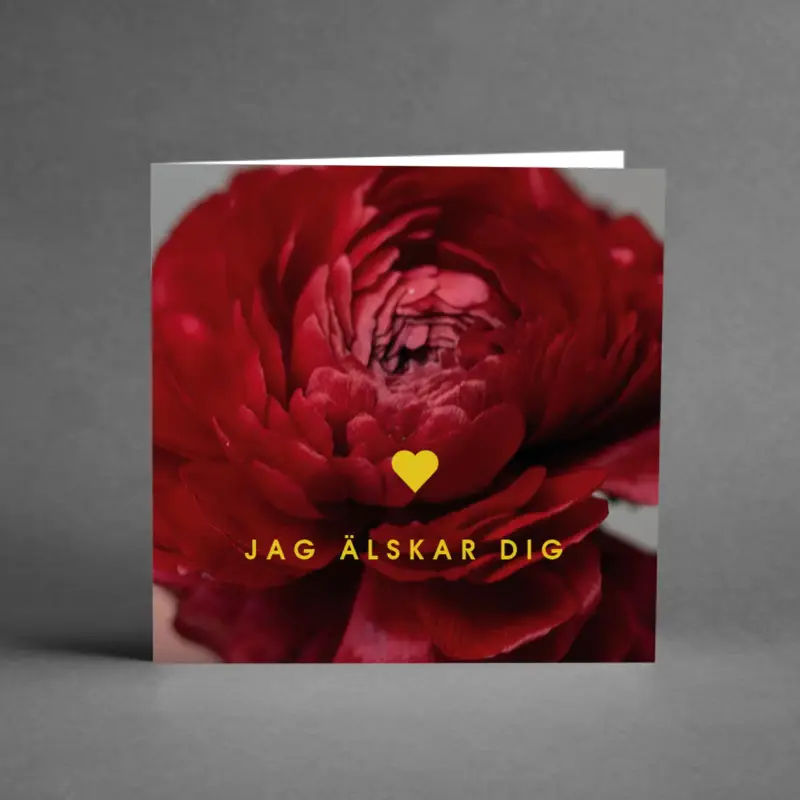 Gåvokort – Jag älskar dig Billigare