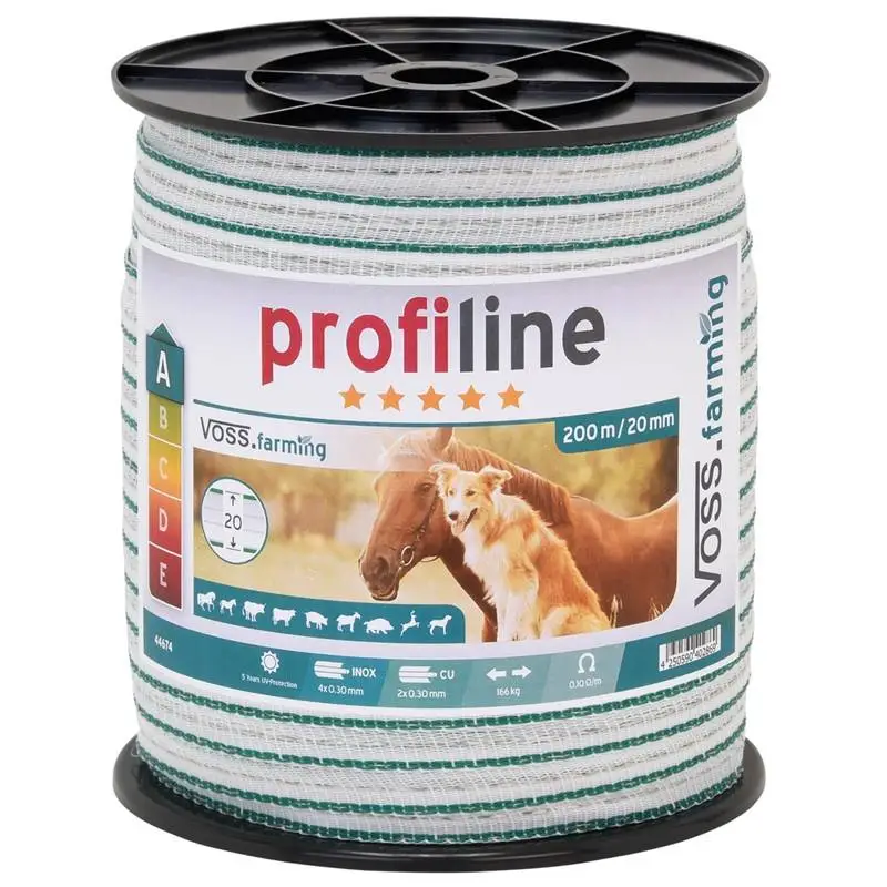 Expressleverans Elband 200m, 20mm, 2 x 0,3 koppar + 4 x 0,3 rostfritt, VOSS.farming