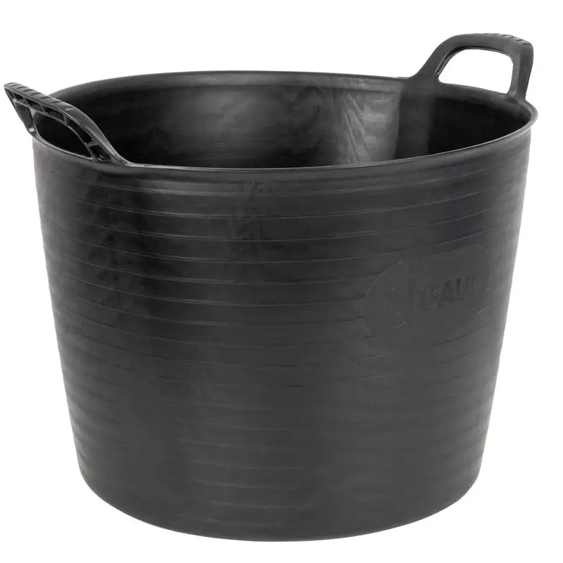 Rabatter Plastbalja, balja, rund balja med handtag, mjuk, flexibel plast, 42 liter