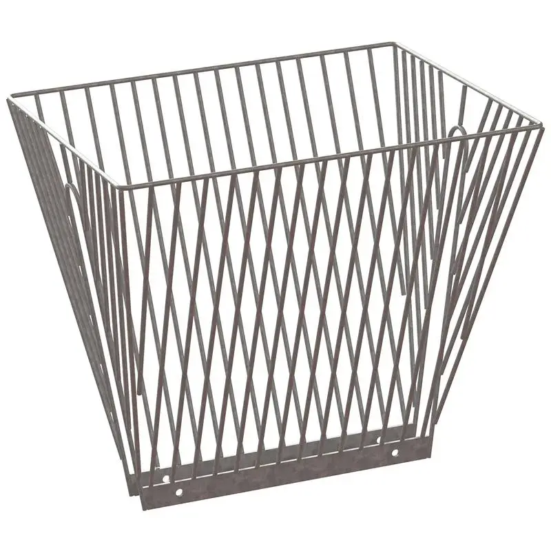 Rabatter Höhäck för montering på boxvägg, frontgrind, 53 x 44 x 48 cm