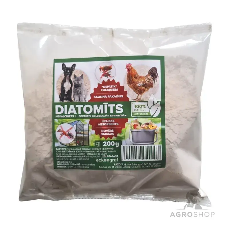 Lägg i varukorgen Diatomits parasitkontroll 200g